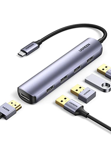 UGREEN USB-C Multiport Hub with 4 USB 3.0 Ports