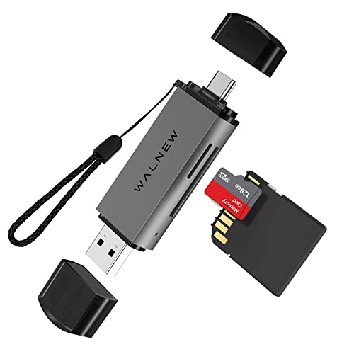 WALNEW USB-C SD/Micro-SD Card Reader Adapter