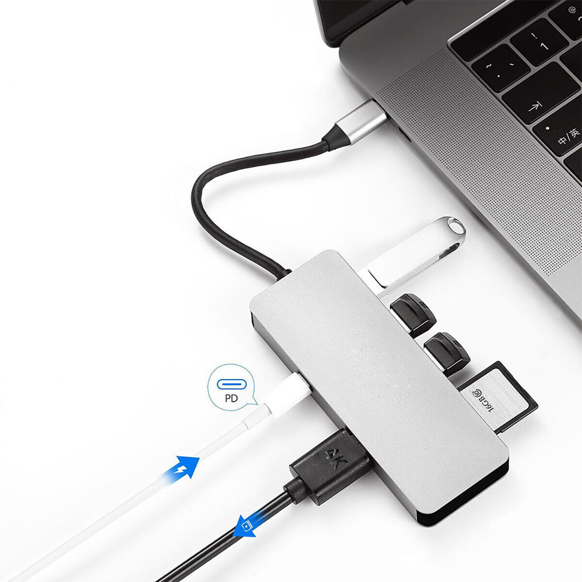 7-IN-1 USB-C HUB for Macbook Air Pro