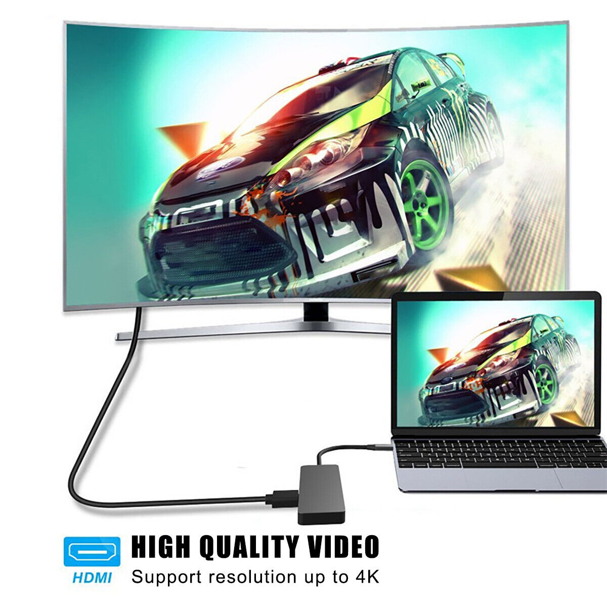 7-IN-1 USB-C HUB for Macbook Air Pro