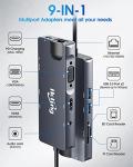 9-in-1 USB-C Hub with 4K HDMI & Ethernet