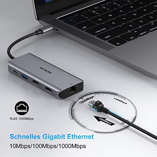 USB-C Dual HDMI Laptop Docking Station