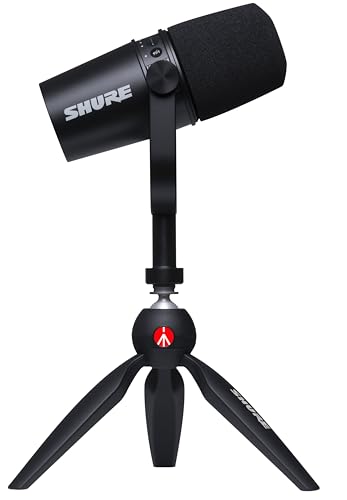 Shure MV7 USB Microphone: Podcast, Record, Stream & Game