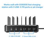 3-Pack Short USB-C Cables for Fast Charging