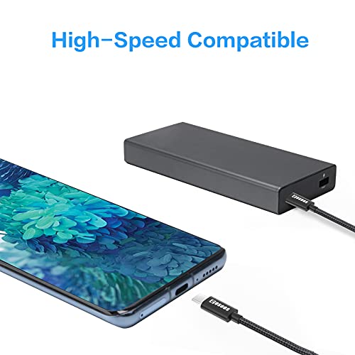 3-Pack Short USB-C Cables for Fast Charging