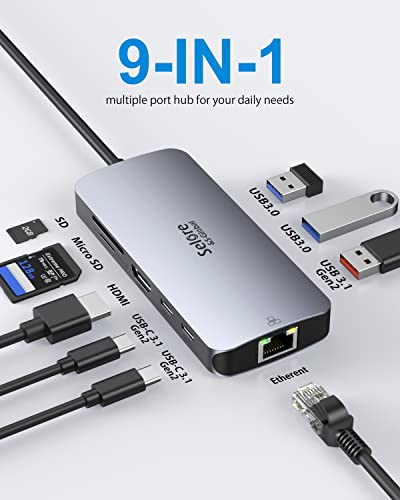 9-in-1 USB-C Adapter for MacBook Pro/Air