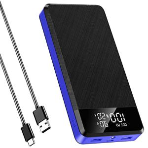 25W PD USB-C Fast Charging Power Bank, LED Display