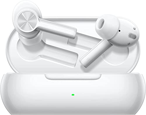 OnePlus Buds Z2 - Wireless Noise-Cancelling Headphones with 38-Hour Battery - Pearl White