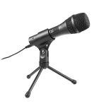 Audio-Technica USB/XLR Mic, Cardioid Dynamic, Black