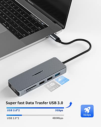 MacBook Compatible USB-C Hub Docking Station