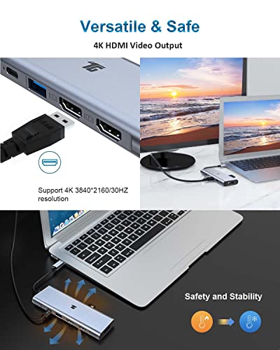 Tiergrade Dual 4K USB-C Docking Station