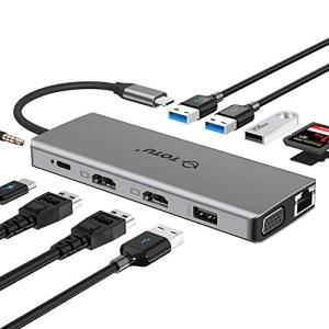 TOTU 13-in-1 USB-C Hub with Multiple Ports