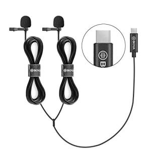 BOYA BY-M3D Dual-Head USB-C Lavalier Microphones