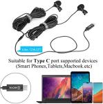 BOYA BY-M3D Dual-Head USB-C Lavalier Microphones