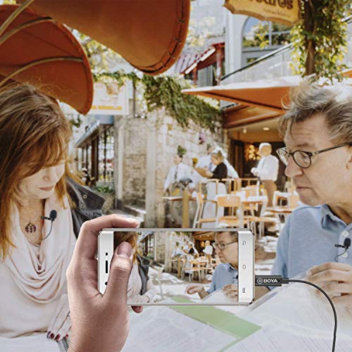 BOYA BY-M3D Dual-Head USB-C Lavalier Microphones