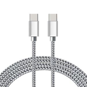 60W Fast Charging Braided USB-C Charger Cable