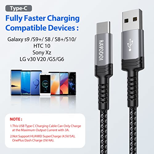 RAVODOI 1M USB-C Fast Charging Cable 3A