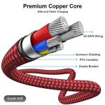 3M USB-C Fast Charger Cable - Nylon Braided