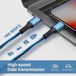 3-Pack 2M USB-C Fast Charging Cable Set