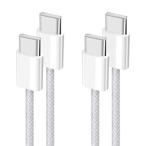 YISH Nylon Braided USB-C Charger Cable 2-Pack