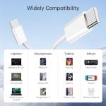 YISH Nylon Braided USB-C Charger Cable 2-Pack