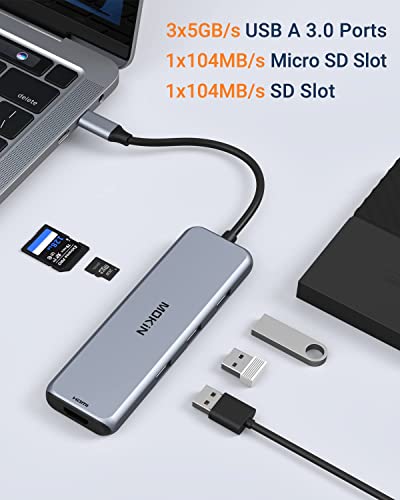 9-in-1 Dual Monitor USB C Docking Station