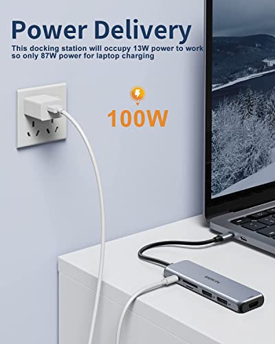 9-in-1 Dual Monitor USB C Docking Station