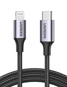 UGREEN Braided USB-C to Lightning Charging Cable