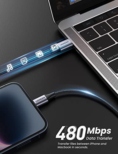 UGREEN Braided USB-C to Lightning Charging Cable