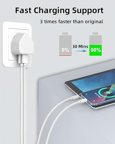 Heboen 1M USB-C to Lightning Cable 2-Pack
