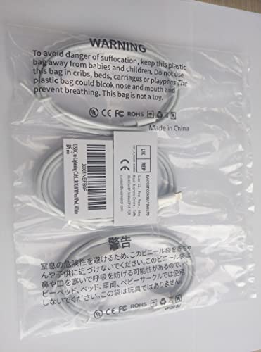 MFi Certified USB-C to Lightning Cable 3-Pack