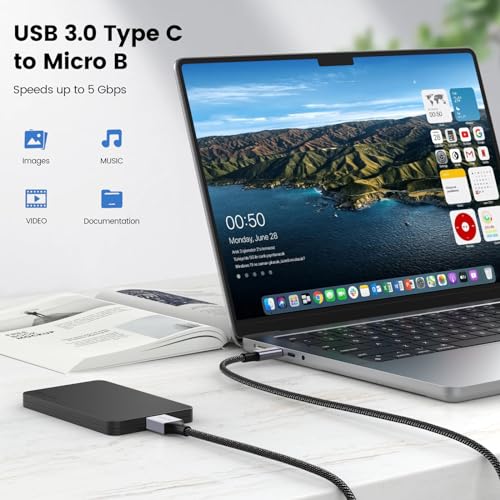 MOGOOD USB-C to Micro USB 3.0 Cable 0.5m