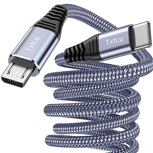 USB-C to Micro USB Nylon Braided Charging Cable