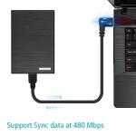 Duttek 90° USB-C to Micro USB Cable (25cm)