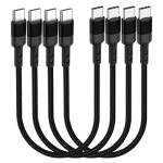 4-Pack Braided USB-C to Micro USB Cables