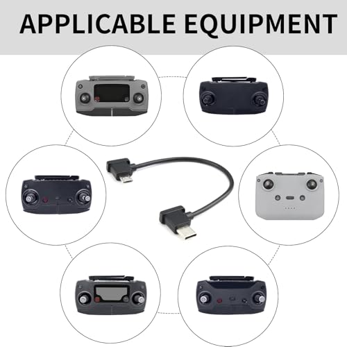 15cm USB-C to Micro USB Cable for Drones