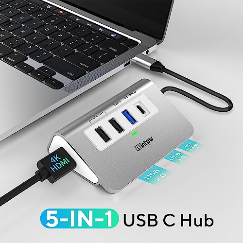 5-in-1 USB-C Hub with HDMI and Charging