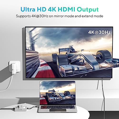 5-in-1 USB-C Hub with HDMI and Charging