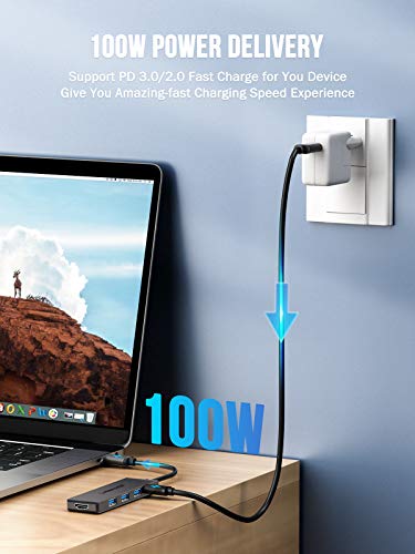Lemorele 5-in-1 USB-C Hub with 4K HDMI