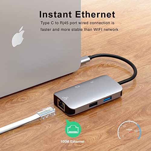 5-in-1 USB-C Hub Adapter with 4K HDMI