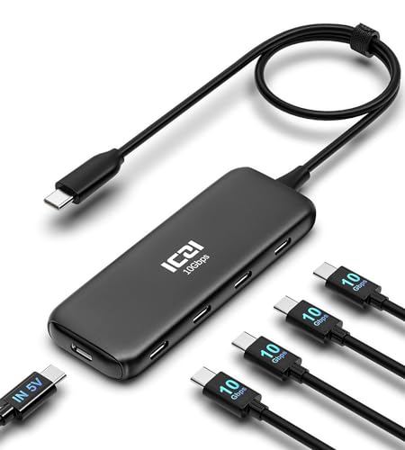 5-in-1 USB-C Hub with 40cm Cable
