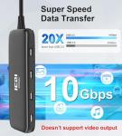 5-in-1 USB-C Hub with 40cm Cable