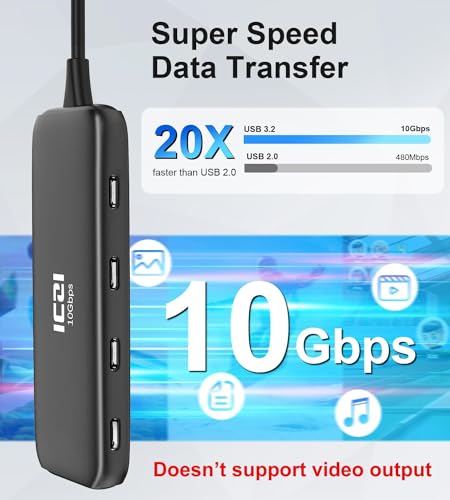 5-in-1 USB-C Hub with 40cm Cable