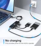 5-in-1 USB-C Hub with 40cm Cable