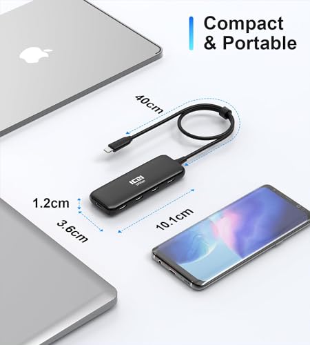 5-in-1 USB-C Hub with 40cm Cable