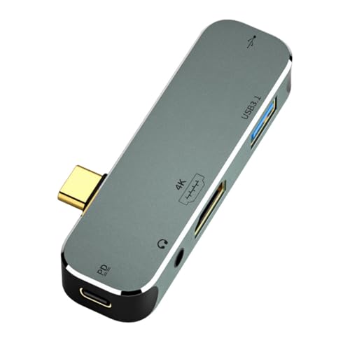 Leehitech 5-in-1 USB-C Hub with HDMI & Ports