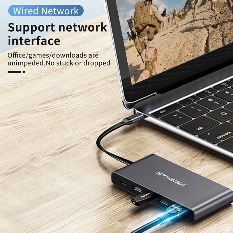 9-in-1 USB-C Hub for Macbook Pro/Air