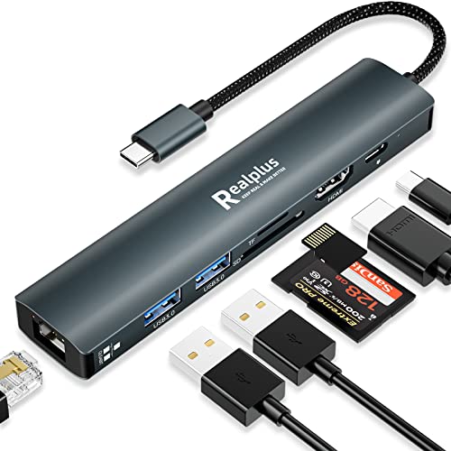 RealPlus 7-in-1 USB-C Hub with Ethernet and HDMI