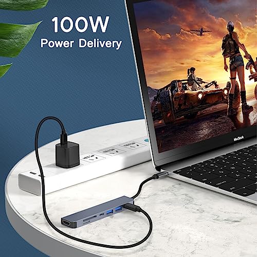 7-in-1 Multiport USB-C Hub with 4K HDMI