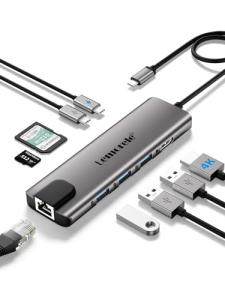 Lemorele 9-in-1 USB-C Hub with HDMI & Ethernet